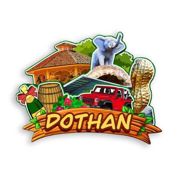 Kühlschrankmagnet für Dothan Alabama USA 362