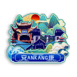 Kühlschrankmagnet für Ankang, Shaanxi, China 772