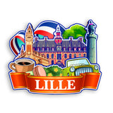 Refrigerator Magnet for Lille France  1364