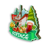 Refrigerator Magnet for Sirince Greece  1696