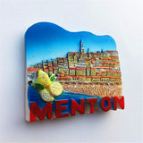 Menton France Fridge Magnet 3D Resin