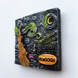 Van Gogh Starry Night Netherlands Holland Fridge Magnet 3D Resin