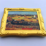 Van Gogh Wheatfield Netherlands Holland Fridge Magnet 3D Resin