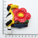 Sabah Malaysia Fridge Magnet 3D Resin