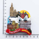 Valencia Spain Fridge Magnet 3D Resin