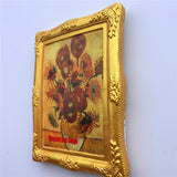 Van Gogh Sunflower Netherlands Holland Fridge Magnet 3D Resin