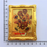 Van Gogh Sunflower Netherlands Holland Fridge Magnet 3D Resin