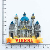 Vienna Austria Fridge Magnet 3D Resin