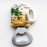 Boracay Philippines Fridge Magnet Bottle Opener 3D Resin