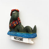 Nessie England UK Fridge Magnet 3D Resin