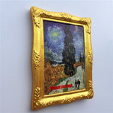 Van Gogh Farmer Netherlands Holland Fridge Magnet 3D Resin