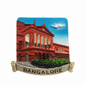 Bangalore India Fridge Magnet 3D Resin