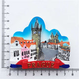 Prague Czech Fridge Magnet 3D Resin