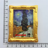 Van Gogh Farmer Netherlands Holland Fridge Magnet 3D Resin