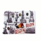 Belgium Fridge Magnet 3D Resin