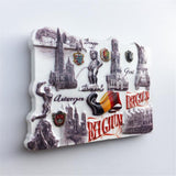 Belgium Fridge Magnet 3D Resin