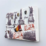 Belgium Fridge Magnet 3D Resin