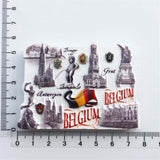 Belgium Fridge Magnet 3D Resin