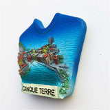 Cinque Terre Italy Fridge Magnet 3D Resin