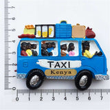 Taxi Kenya Magnet 3D Resin