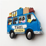 Taxi Kenya Magnet 3D Resin