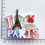 Paris France Fridge Magnet 3D Resin