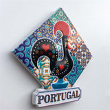 Cock Portugal Fridge Magnet 3D Resin