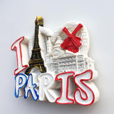 Paris France Fridge Magnet 3D Resin