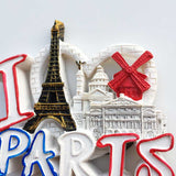 Paris France Fridge Magnet 3D Resin