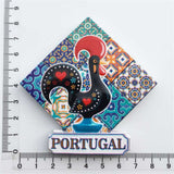 Cock Portugal Fridge Magnet 3D Resin