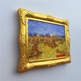 Van Gogh Wheatfield Netherlands Holland Fridge Magnet 3D Resin