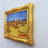 Van Gogh Wheatfield Netherlands Holland Fridge Magnet 3D Resin