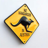 Kangaroo Austria Fridge Magnet 3D Resin