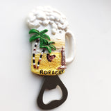 Boracay Philippines Fridge Magnet Bottle Opener 3D Resin