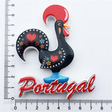 Cock Portugal  Fridge Magnet 3D Resin