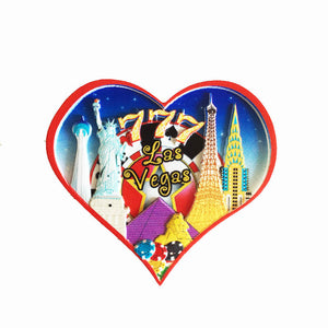 Las Vegas USA America Fridge Magnet 3D Resin