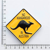 Kangaroo Austria Fridge Magnet 3D Resin