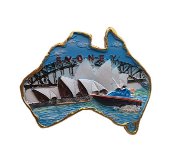 Sydney Australia Fridge Magnet 3D Resin