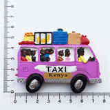 Taxi Kenya Magnet 3D Resin