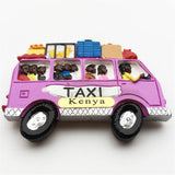 Taxi Kenya Magnet 3D Resin