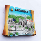 Taormina Sicily Italy Fridge Magnet 3D Resin