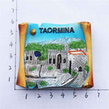 Taormina Sicily Italy Fridge Magnet 3D Resin