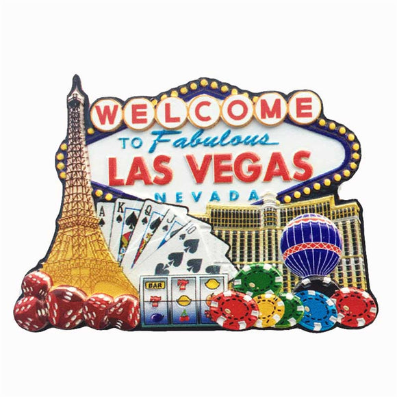 Las Vegas USA America Fridge Magnet 3D Resin