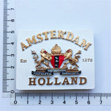 Amsterdam Holland Fridge Magnet 3D Resin