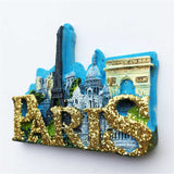 Paris France Fridge Magnet 3D Resin