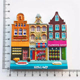 Amsterdam Holland Fridge Magnet 3D Resin