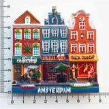 Amsterdam Holland Fridge Magnet 3D Resin