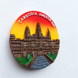 Cambodia Angkor Wat Fridge Magnet 3D Resin