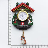 Switzerland Fridge Magnet 3D Resin Really Clock