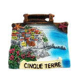 Cinque Terre Italy Fridge Magnet 3D Resin